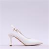 Una Healy Escapade Slingback High Heel - White